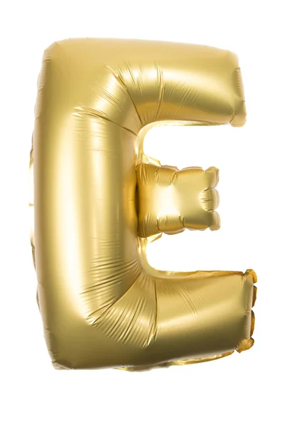 Lettre gonflable dorée majuscule — Photo