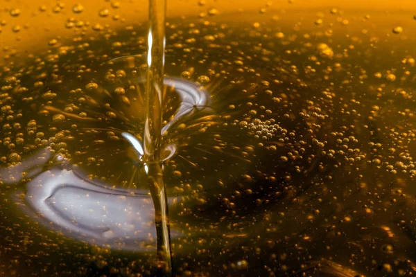 Жидкость оливкового масла — стоковое фото