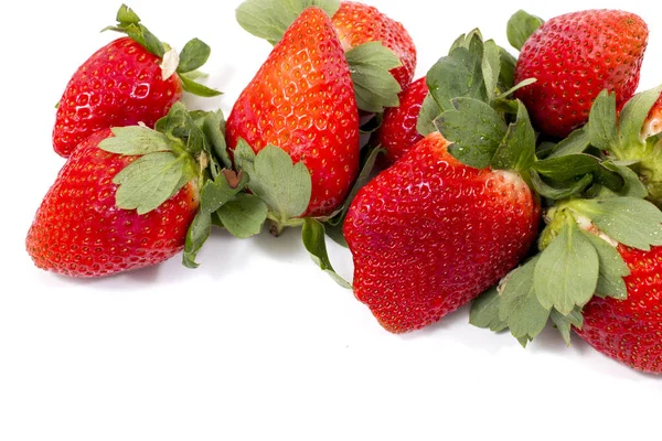 Fresas rojas sabrosas — Foto de Stock