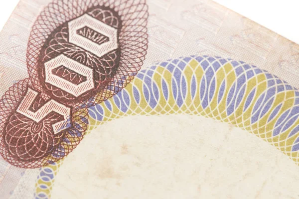 Nahaufnahme Veralteter Banknotendaten — Stockfoto