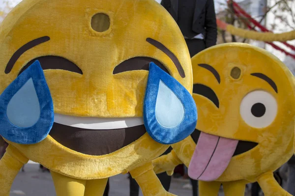 Loule Portugal Février 2018 Carnaval Coloré Carnaval Participants Festival Parade — Photo