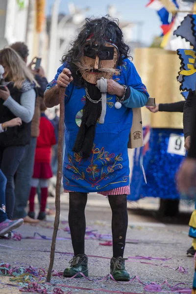 ポルトガル Loule Loule ポルトガル 2018年 カラフルなカーニバル カーニバル パレード祭参加者 — ストック写真