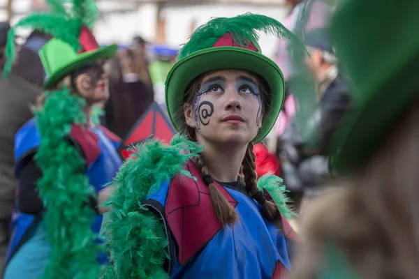 Loule ポルトガル 2018年 ポルトガル Loule 市祭り参加者はカラフルなカーニバルのパレード — ストック写真