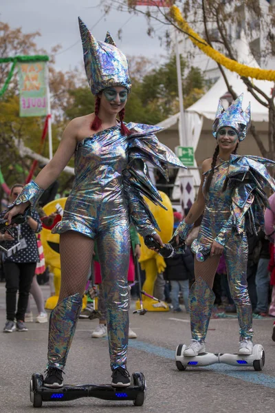 Loule Portugal Feb 2018 Festa Carnaval Colorido Cidade Loulé Portugal — Fotografia de Stock