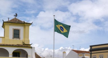 Faro, Portekiz: 4 Mart, 2018 - Faro şehirde, Portekiz bulunan Brasil bina Başkonsolosluğu.