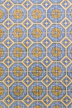 Azulejo fayans desen duvar güzel görünümü.