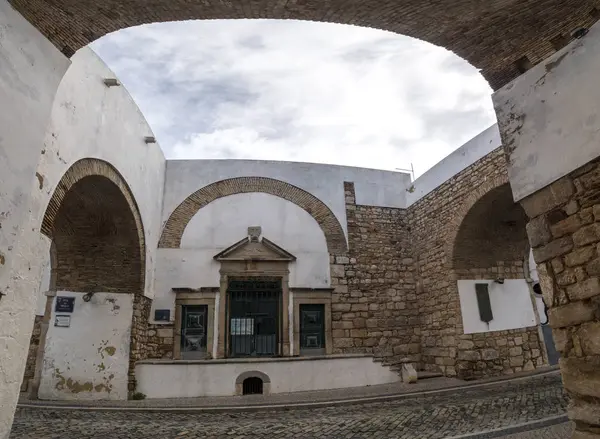 View Historical Arch Faro City Portugal — Stock Photo, Image