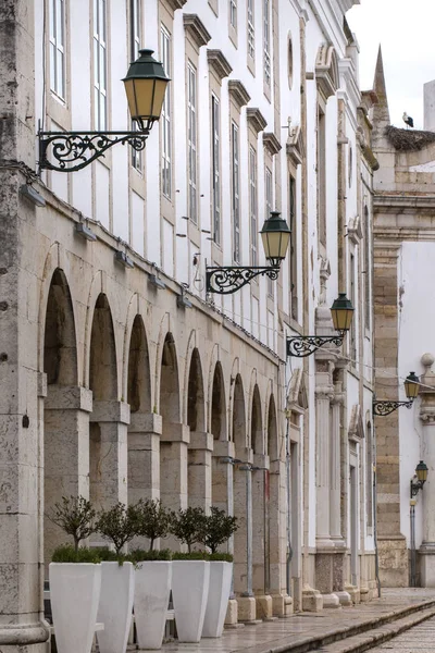 Historyczne Centrum Miasta Ogrodzie Manuel Bivar Faro Portugalia — Zdjęcie stockowe