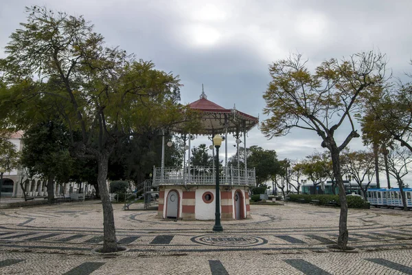 Belo Mirante Histórico Cidade Faro Localizado Parque Urbano Manuel Bivar — Fotografia de Stock