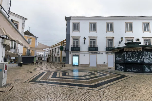 Faro Portugal Marzo 2018 Calle Ivens Ciudad Faro Que Incluye — Foto de Stock