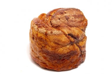 Beyaz bir arka plan üzerinde izole ünlü Portekizli folar pasta.