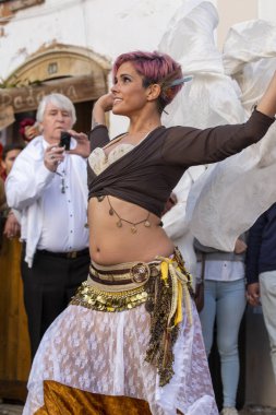 Festivalde ortaçağ sanatçıları