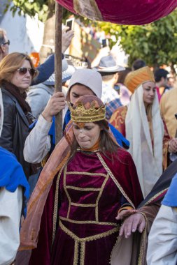 Festivalde ortaçağ sanatçıları
