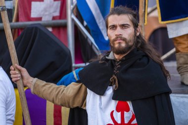 Festivalde ortaçağ sanatçıları