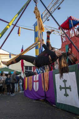 Festivalde ortaçağ sanatçıları