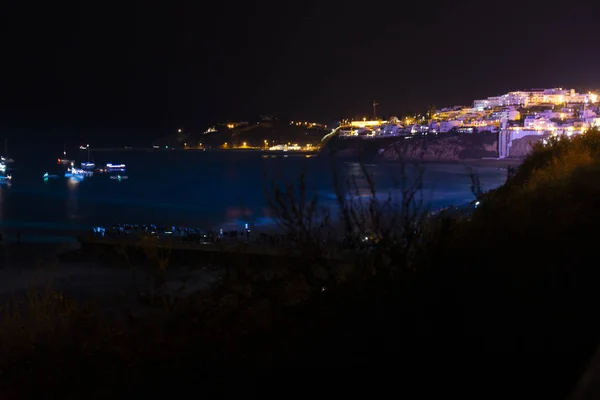 Shoreline of Albufeira city — Stock Photo, Image