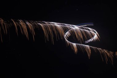 güzel renkli havai fişek