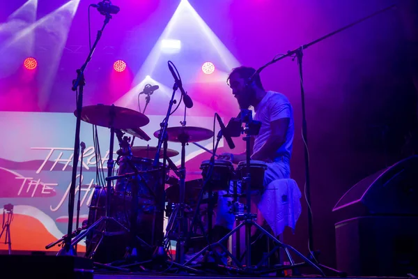 Throes + the Shine actuando en el Festival de Música —  Fotos de Stock