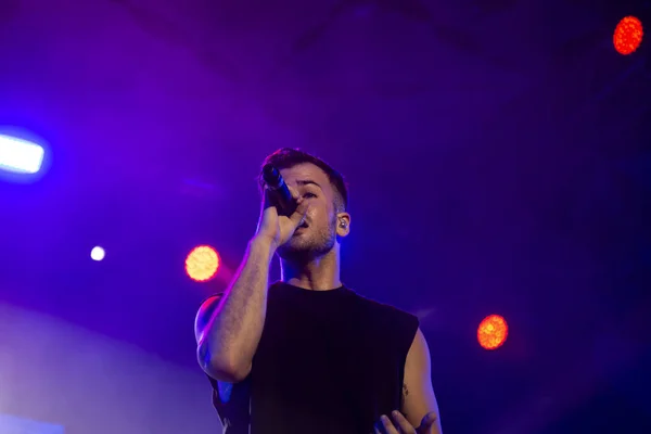 David Carreira actuando en el Festival de Música — Foto de Stock