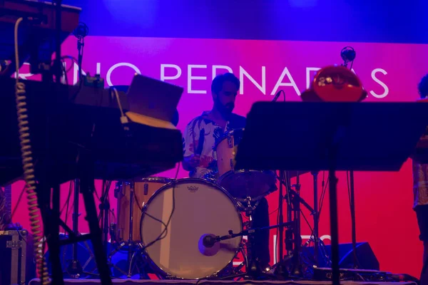 Bruno Pernadas actuando en el Festival de Música — Foto de Stock