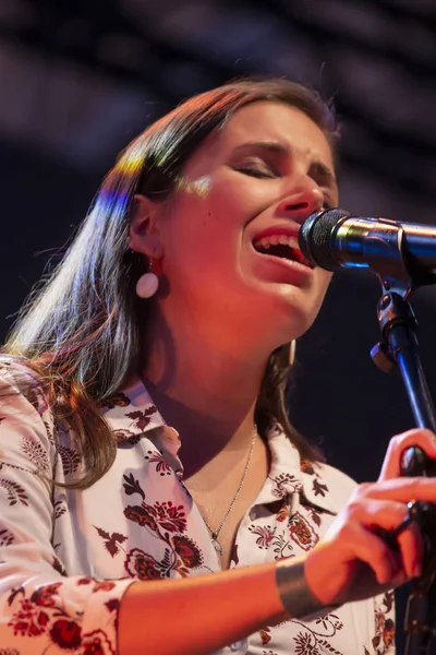Teresa Aleixo si esibisce al Music Festival — Foto Stock