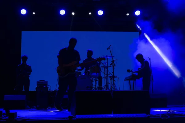 Glockenwise band treedt op op Muziekfestival — Stockfoto