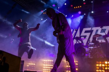 Lanet Mekanizma bandı Müzik Festivali 'nde çalıyor.