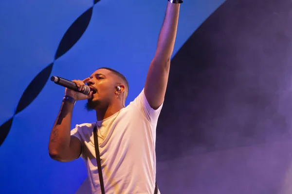 Phoenix RDC rapper performing on Music Festival — Stock Photo, Image