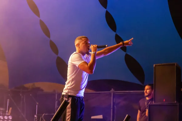 Phoenix RDC rapper performing on Music Festival — Stock Photo, Image