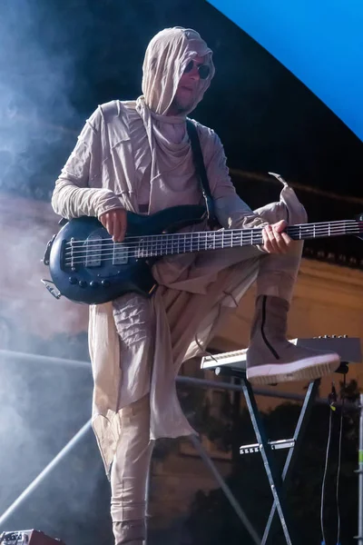 Blaskapelle spielt auf Musikfestival — Stockfoto