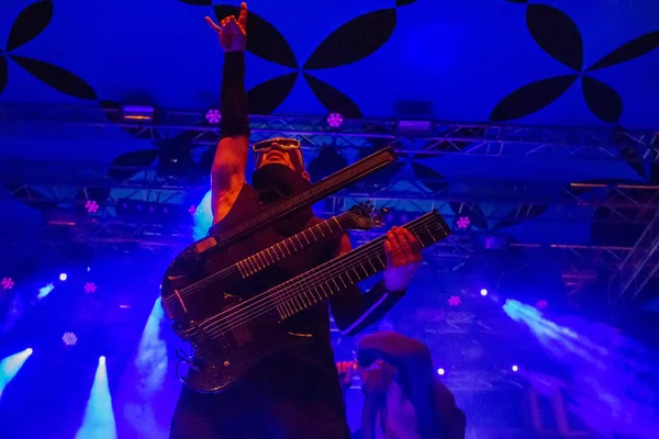 Blaskapelle spielt auf Musikfestival — Stockfoto