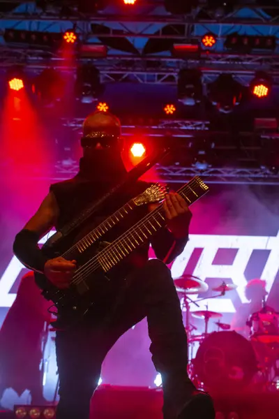 Blaskapelle spielt auf Musikfestival — Stockfoto