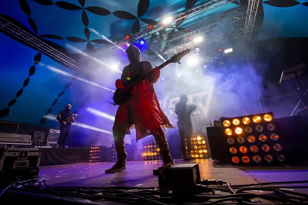 Blaskapelle spielt auf Musikfestival — Stockfoto
