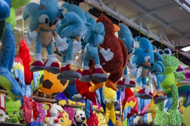 Doldurulmuş oyuncaklar için ödül standı