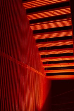 Soyut sanat ışığı kurulumu