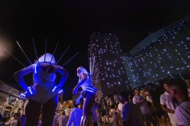 Loule şehrinde beyaz gece