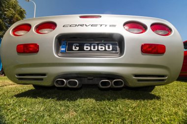 Gösteride antika arabaların görüntüsü