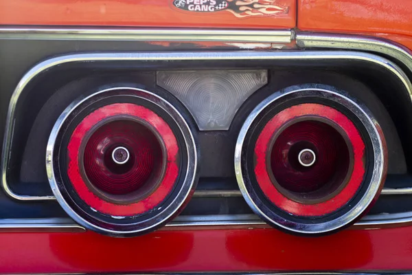 Display of vintage cars on show — Stock Photo, Image