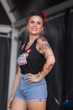 Gösteride antika arabaların görüntüsü