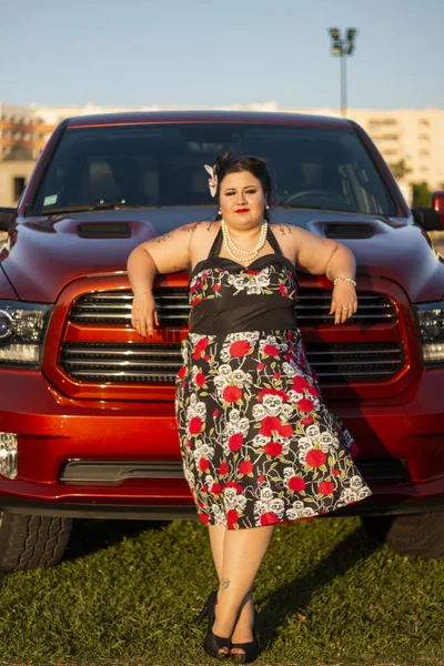 Display of vintage cars on show — Stock Photo, Image