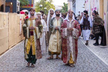 Festivalde ortaçağ sanatçıları