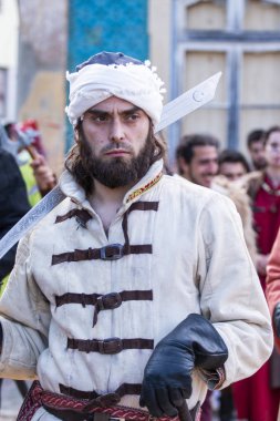 Festivalde ortaçağ sanatçıları