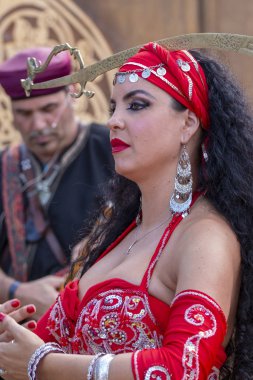 Festivalde ortaçağ sanatçıları