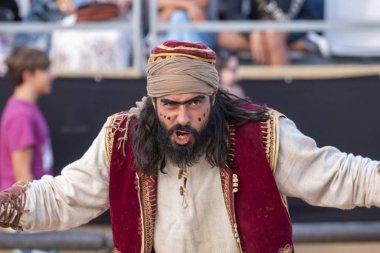 Festivalde ortaçağ sanatçıları