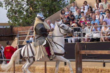 Festivalde ortaçağ sanatçıları