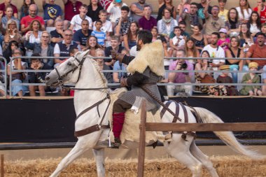 Festivalde ortaçağ sanatçıları