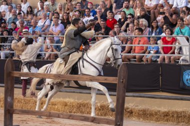 Festivalde ortaçağ sanatçıları
