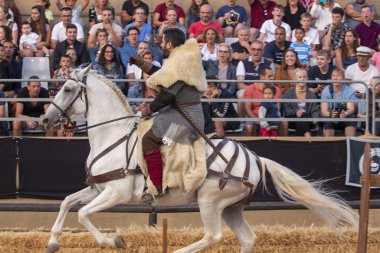 Festivalde ortaçağ sanatçıları