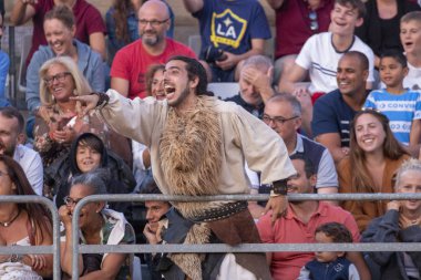 Festivalde ortaçağ sanatçıları