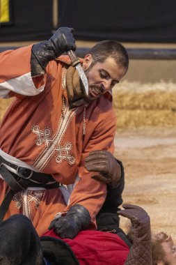 Festivalde ortaçağ sanatçıları